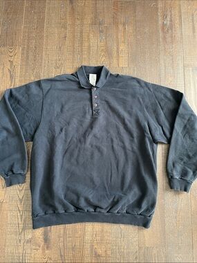 Vintage Tiger Brand 1/4 button up sweatshirt